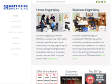 Tablet Screenshot of mattbaier.com